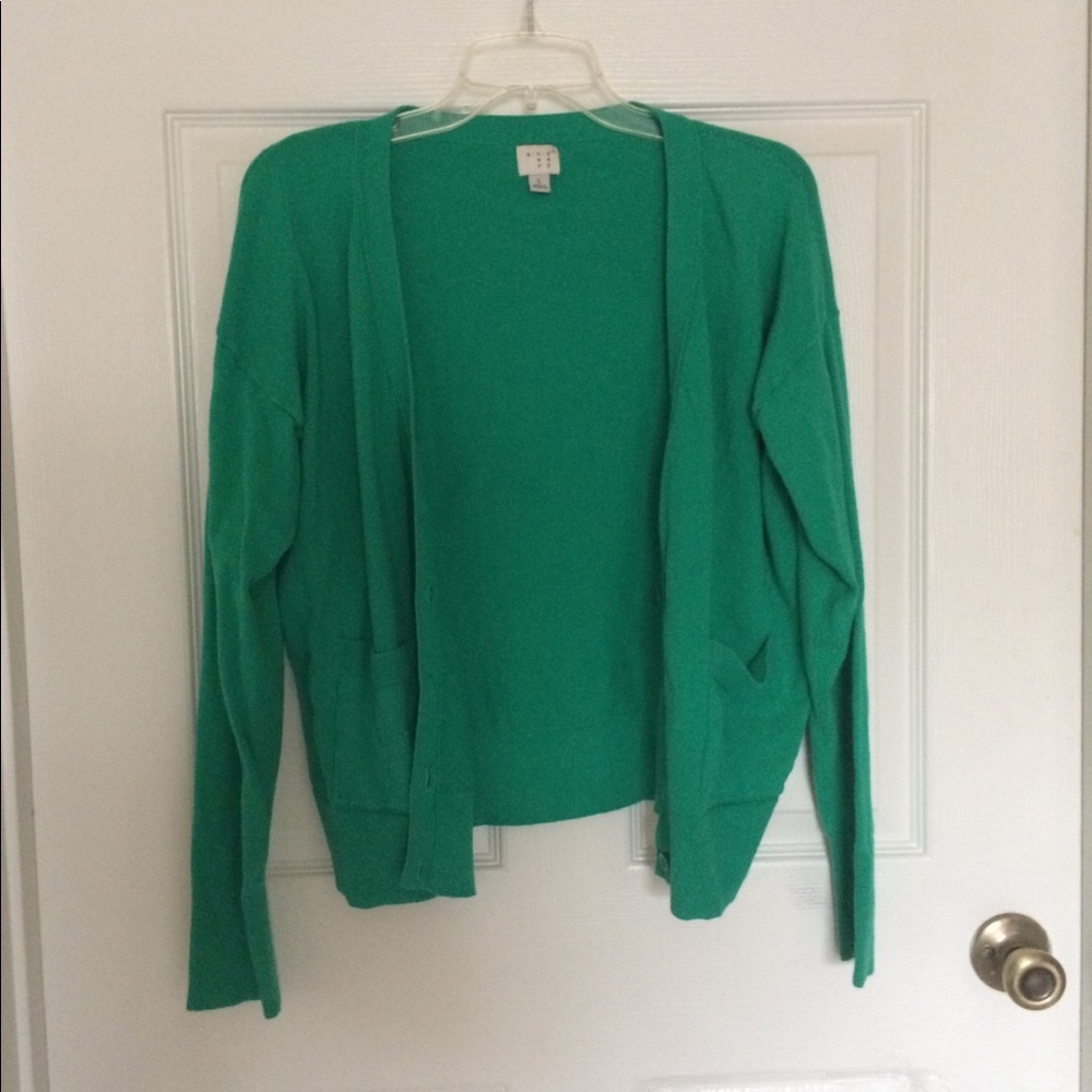 Kelly Green Cardigan from A New Day
